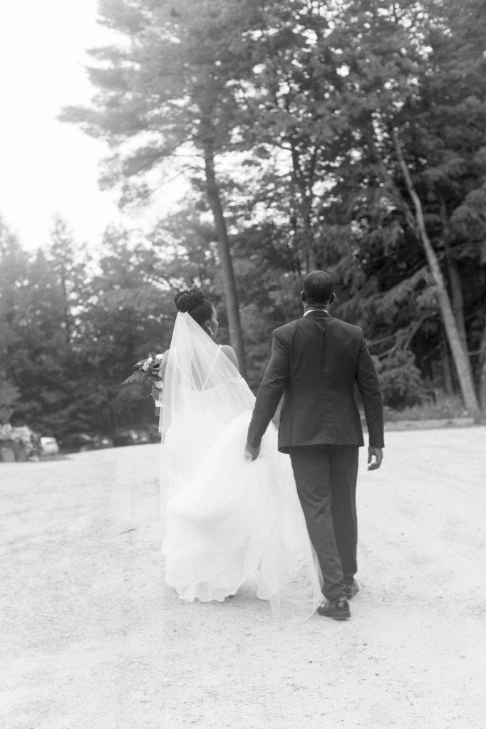 kathi robertson wedding le belvedere bride groom walking away